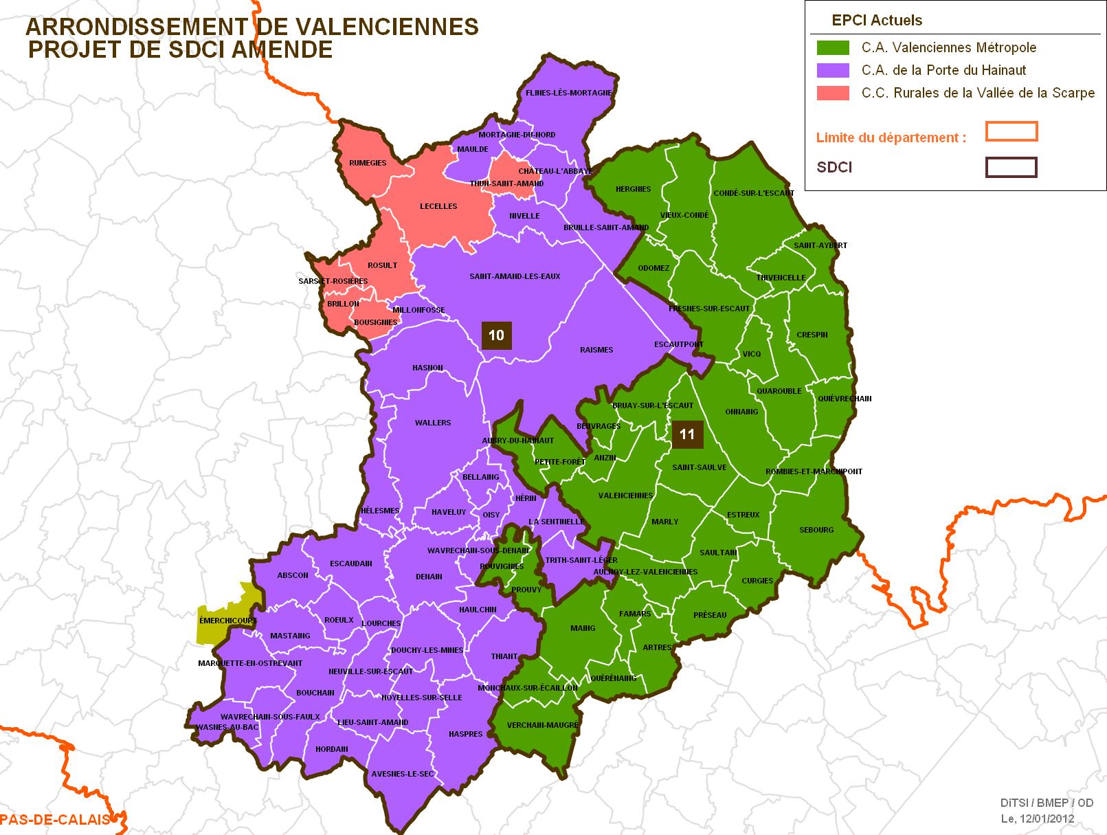 Carte Region Valenciennes | My blog